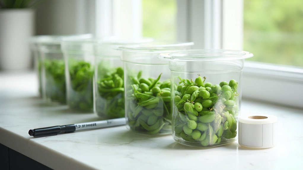 date label your containers