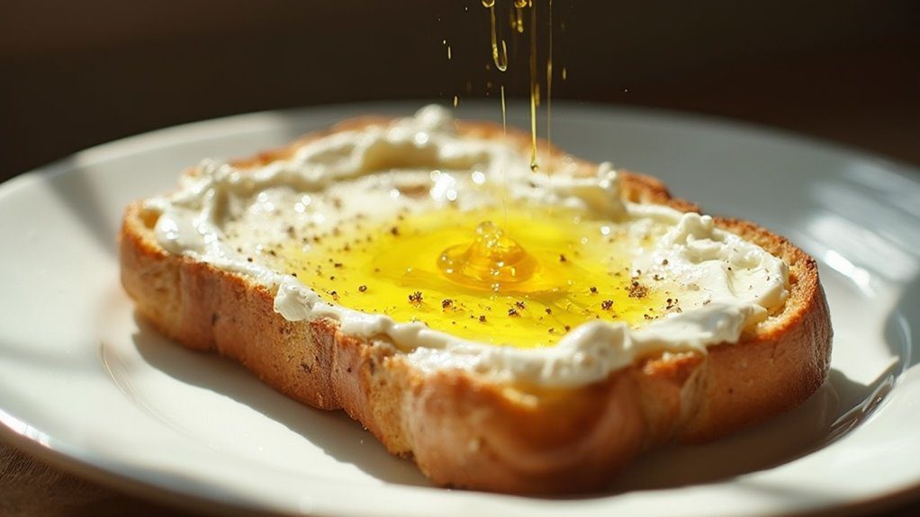 drizzle olive oil evenly