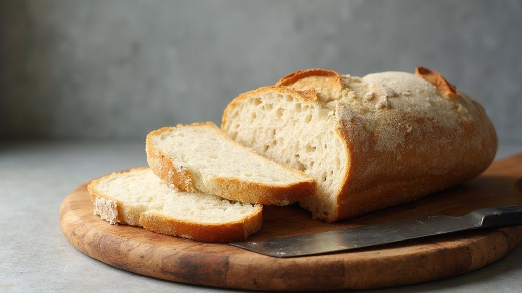 evenly slice the bread