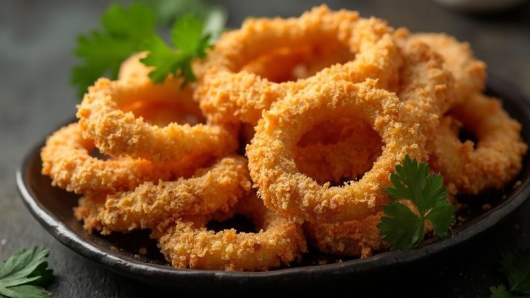 keto onion rings recipe