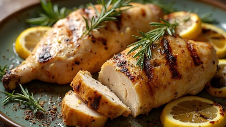 marinated lemon herb chicken