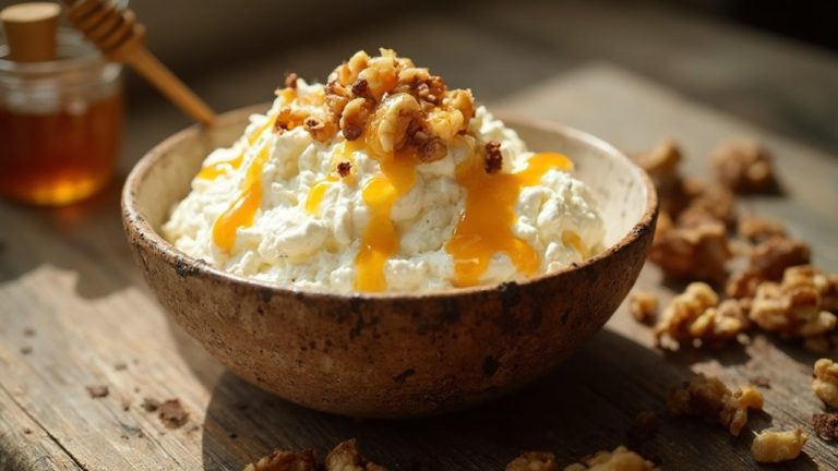 nutty cottage cheese bowl