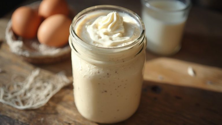 rich creamy egg smoothie