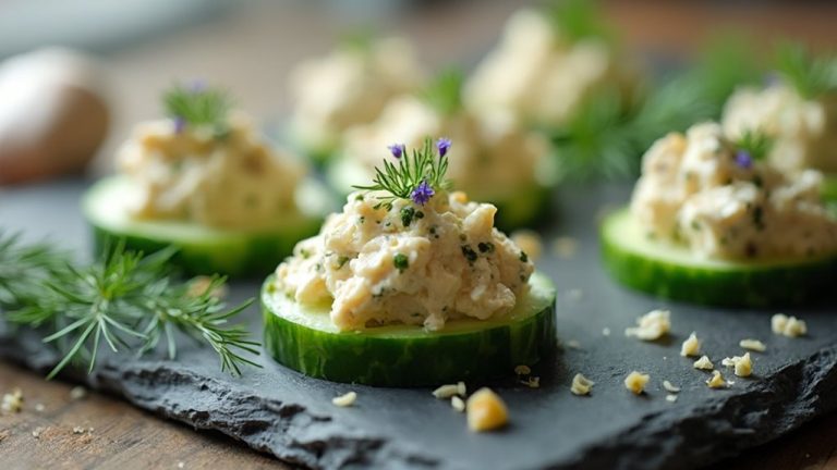 savory chicken salad bites
