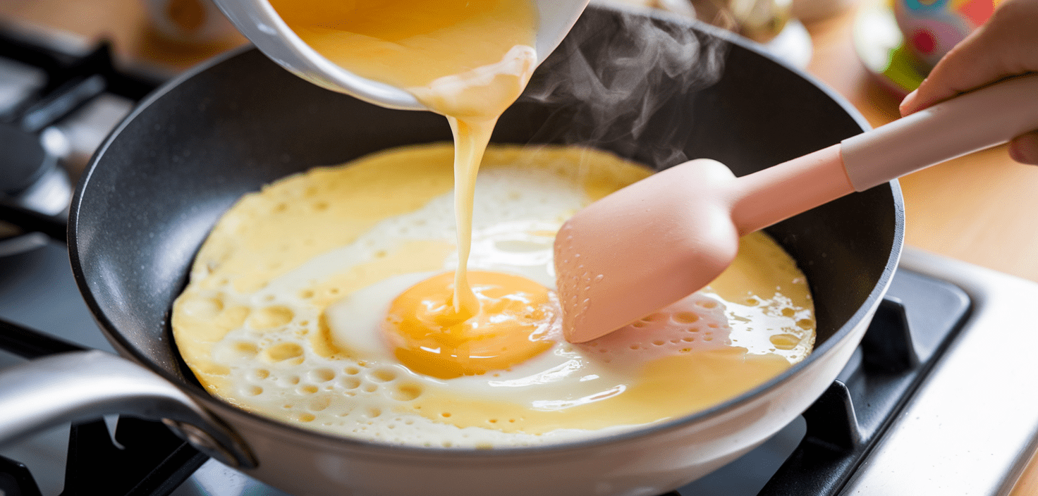 the whisked egg mixture the whisked egg mixture