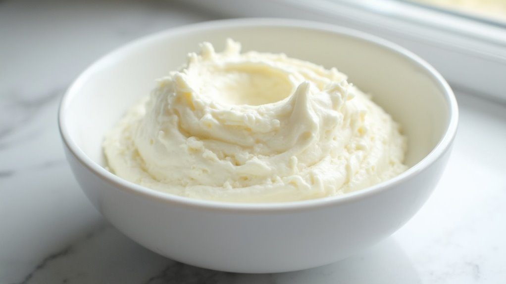 thoroughly mix cottage cheese