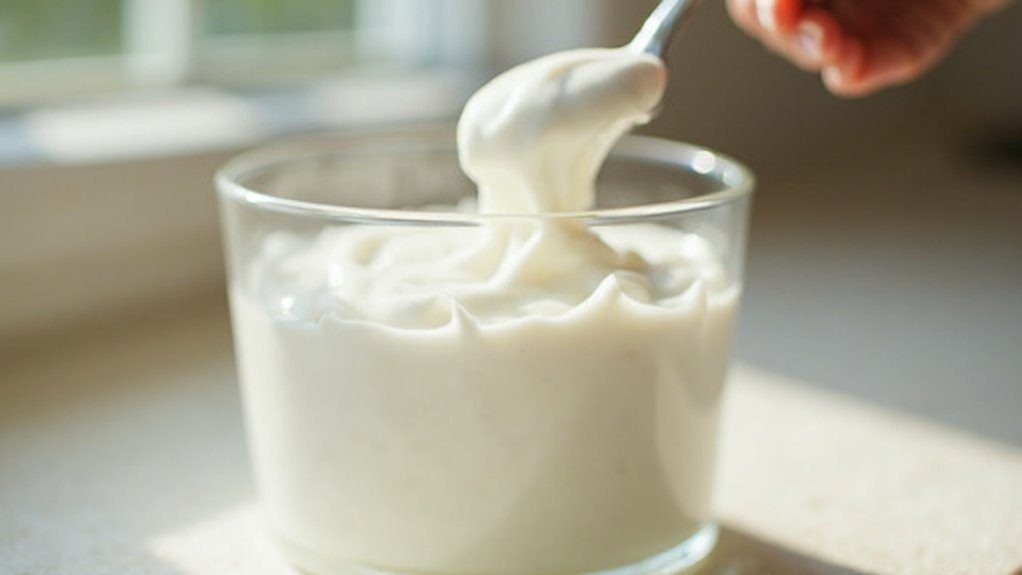 yogurt layer at bottom