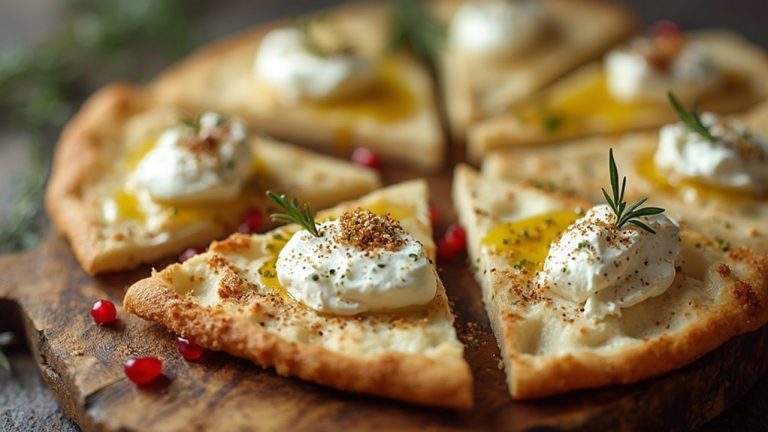 za atar cottage cheese triangles