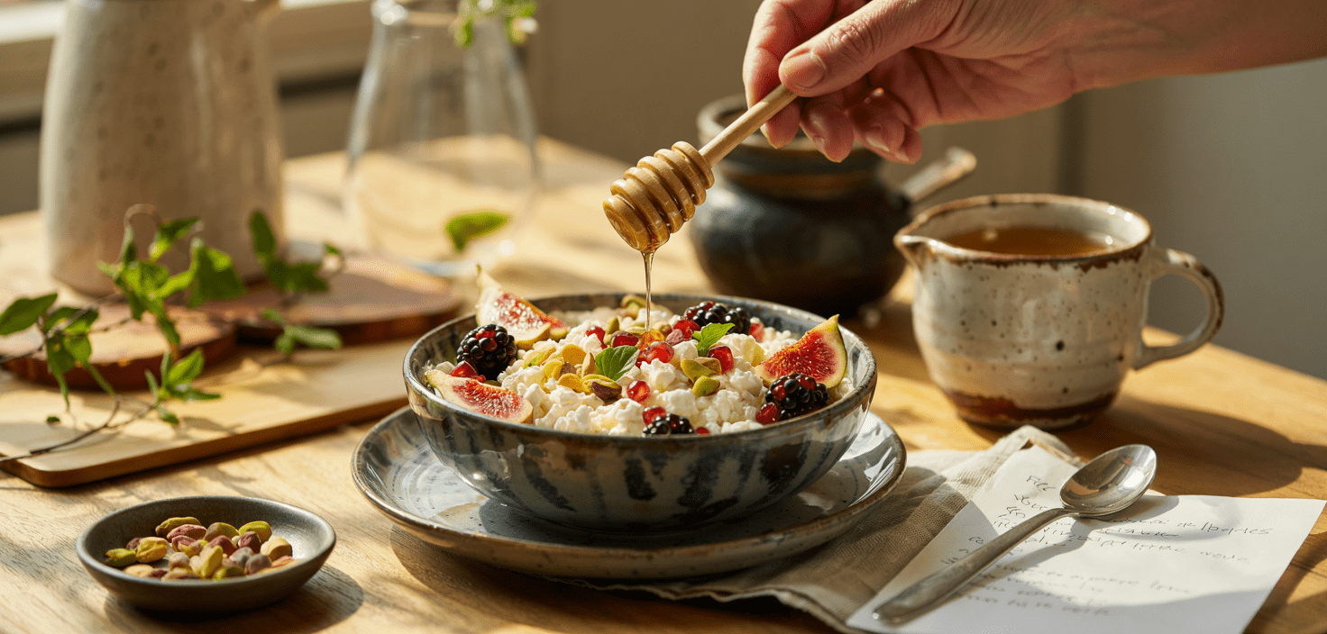 Pistachio Cottage Cheese Power Bowls
